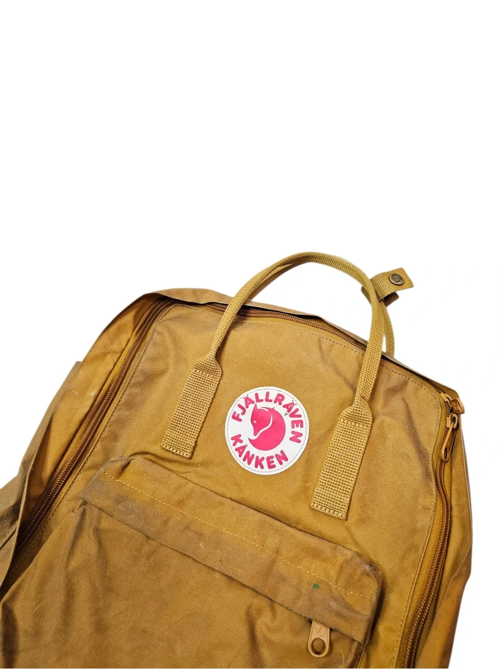 Vintage Fjallraven Kanken Classic Backpack – Mustard Yellow Tan 16L Gorpcore
